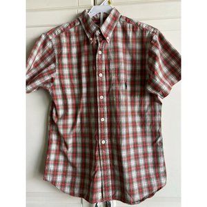 8 Ralph Lauren Red Plaid Short Sleeve Shirt 130